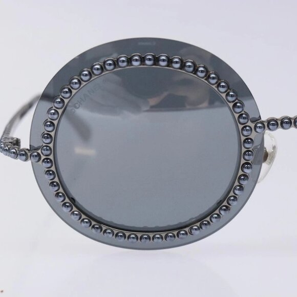 CHANEL Sunglasses plastic Black CC Auth 131207V - Picture 5 of 13